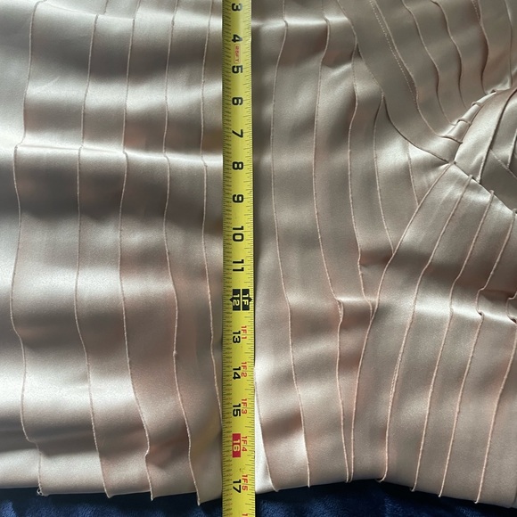 Floor length BCBG champagne gown. - Picture 13 of 13